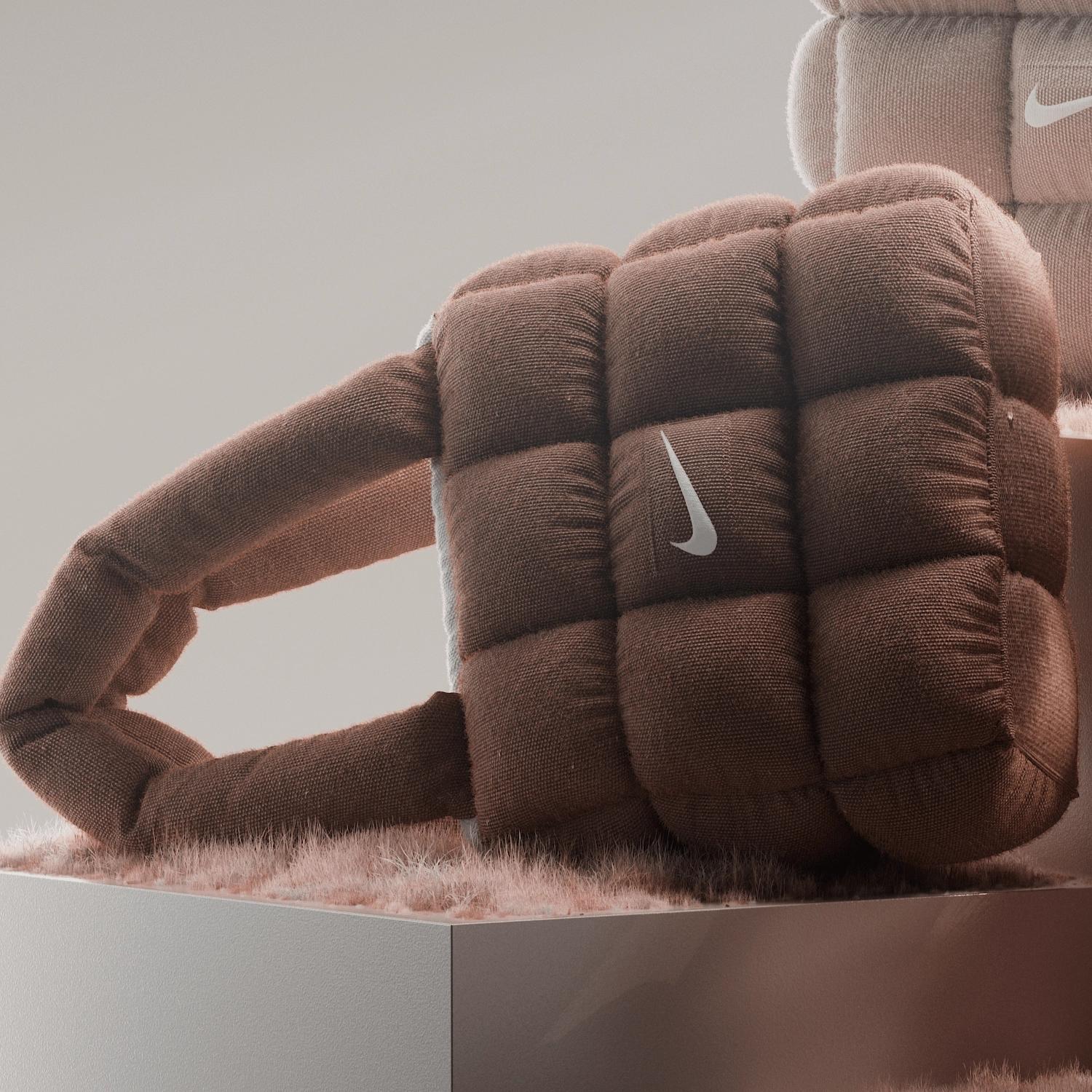 Puffy Nike bags exploration